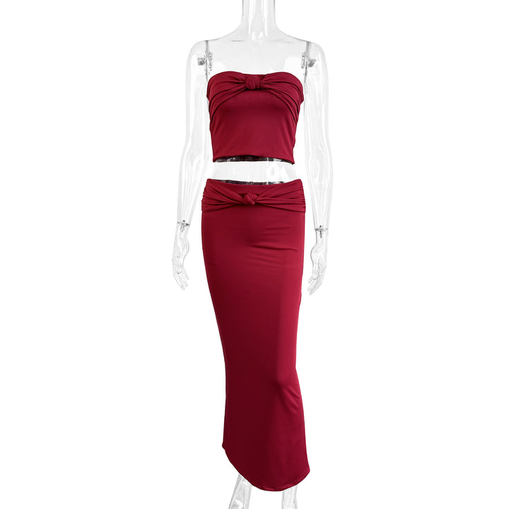 Damen Crop Top och Kjol Set Mirla-Eva Jonsson