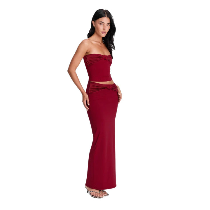 Damen Crop Top och Kjol Set Mirla-Eva Jonsson