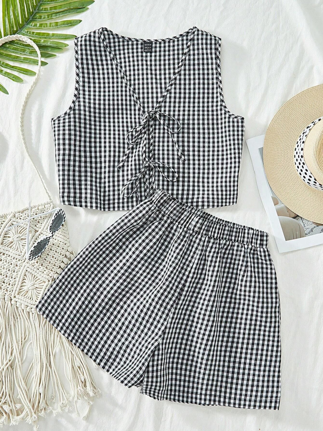Damen Crop-Top och Shorts Set Mirla-Eva Jonsson