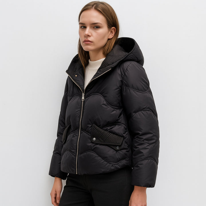 Damen Daunenjacke mit verstellbarem Kragen Mirla-Eva Jonsson