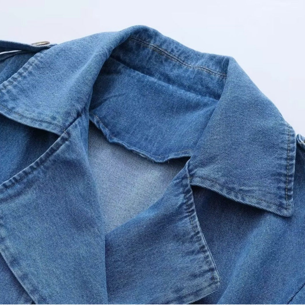 Damen Denim Trenchcoat Mirla-Eva Jonsson