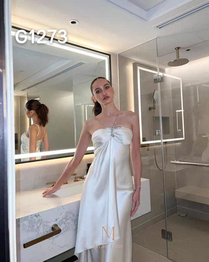 Damen Elegant Corsage-Blus med transparenta ärmar Mirla-Eva Jonsson