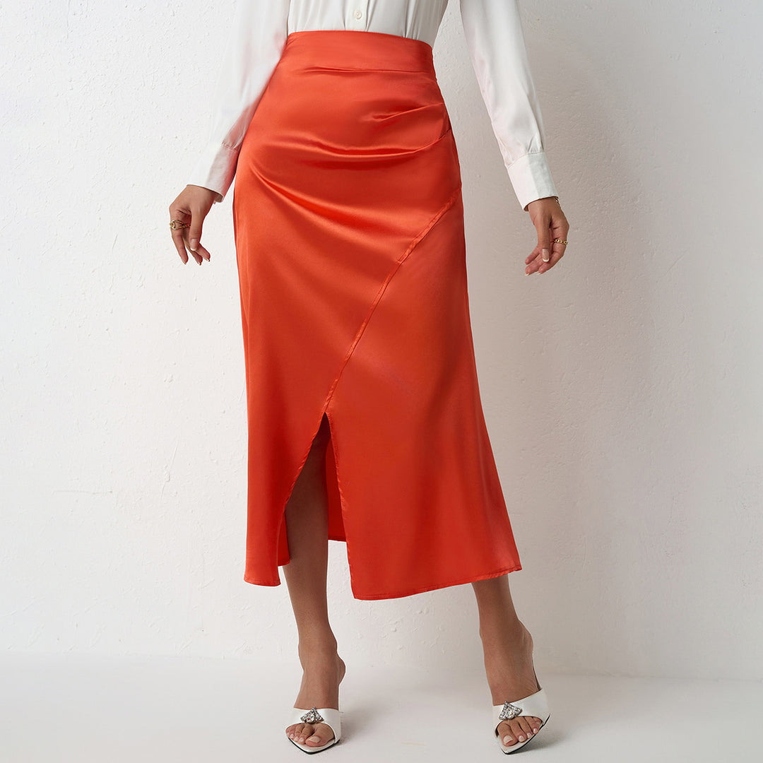 Damen Elegant Cut Maxi Skirt with High Slit Mirla-Eva Jonsson