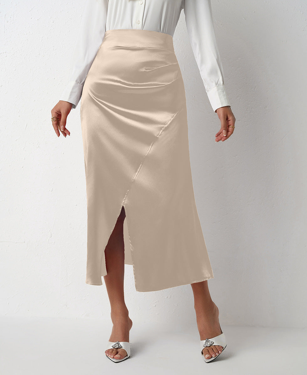 Damen Elegant Cut Maxi Skirt with High Slit Mirla-Eva Jonsson