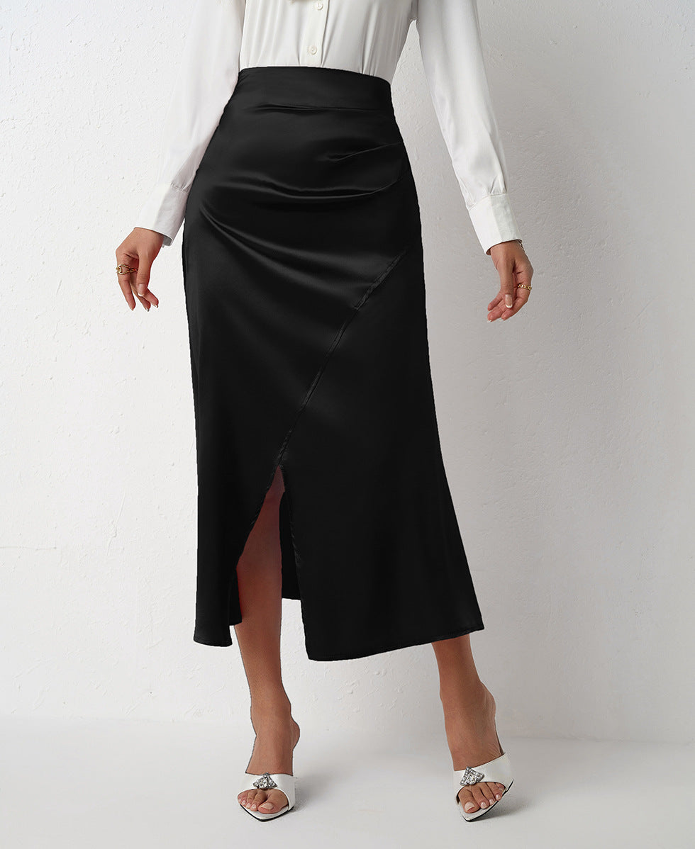 Damen Elegant Cut Maxi Skirt with High Slit Mirla-Eva Jonsson