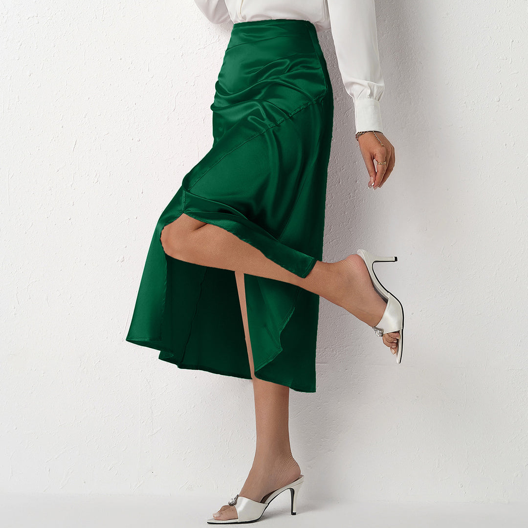 Damen Elegant Cut Maxi Skirt with High Slit Mirla-Eva Jonsson