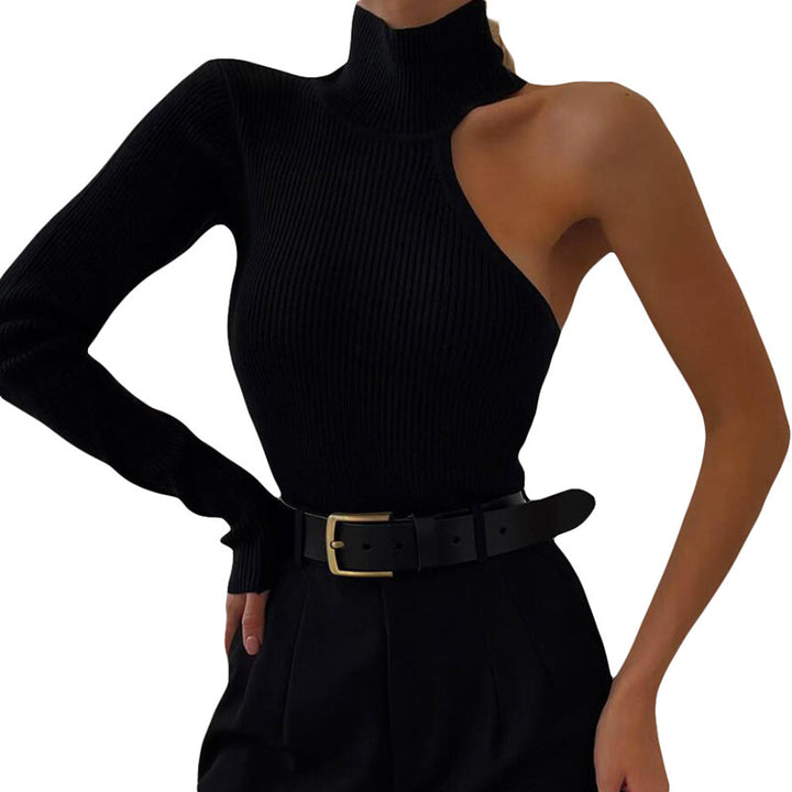 Damen Elegant Enarms Bodysuit med Ståkrage Mirla-Eva Jonsson