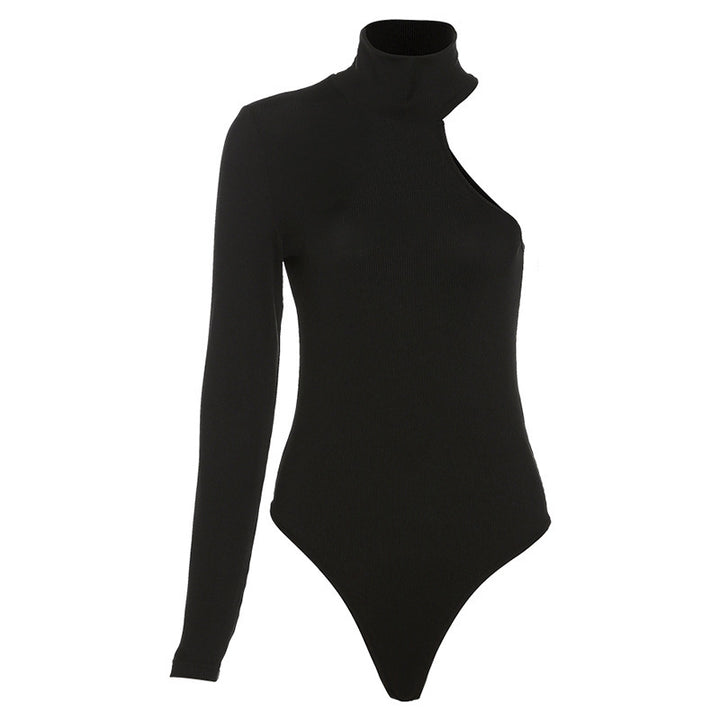 Damen Elegant Enarms Bodysuit med Ståkrage Mirla-Eva Jonsson