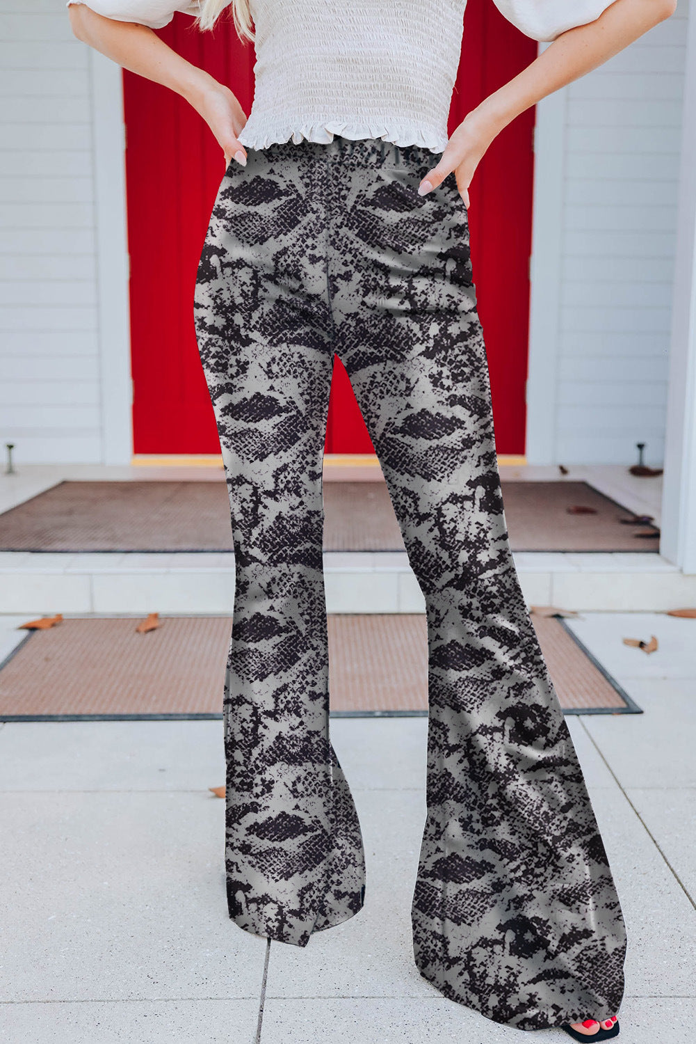 Damen Elegant Flared Pants i Skinnlook Mirla-Eva Jonsson