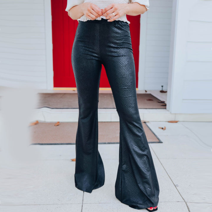 Damen Elegant Flared Pants i Skinnlook Mirla-Eva Jonsson