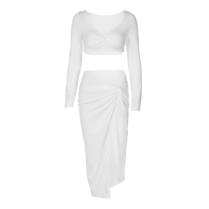 Damen Elegant Maxiklänning med off-shoulder design och draperad midja Mirla-Eva Jonsson
