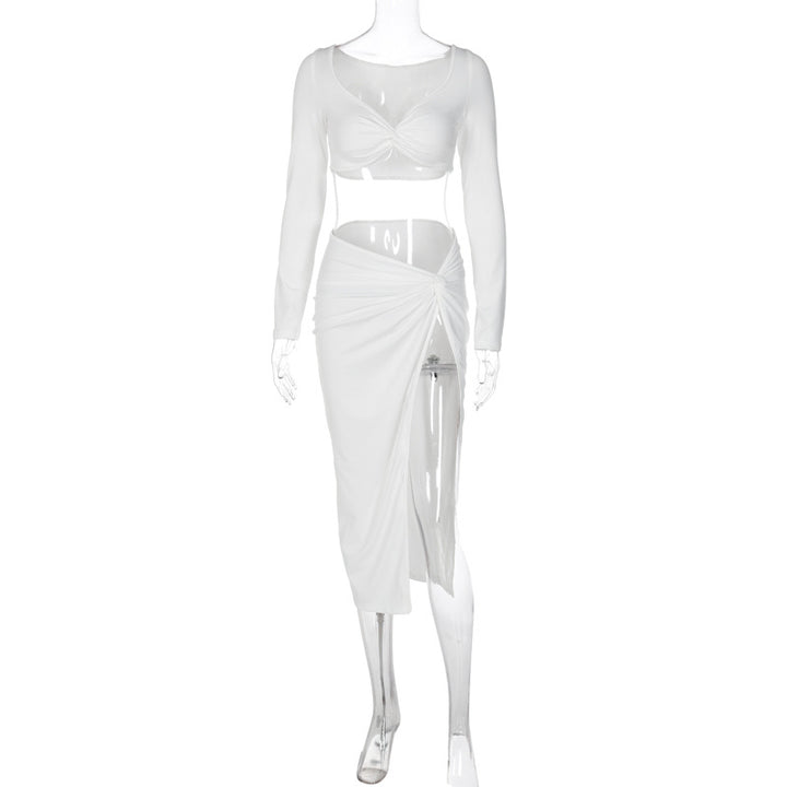 Damen Elegant Maxiklänning med off-shoulder design och draperad midja Mirla-Eva Jonsson