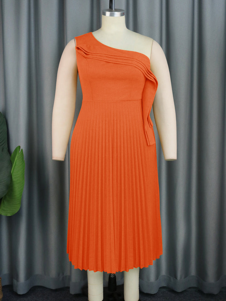 Damen Elegant Wrap Dress with Asymmetrical Ruffle Design Mirla-Eva Jonsson