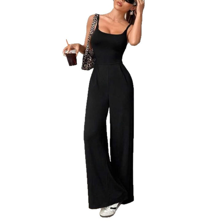 Damen Elegant jumpsuit med vida ben och smickrande överdel Mirla-Eva Jonsson