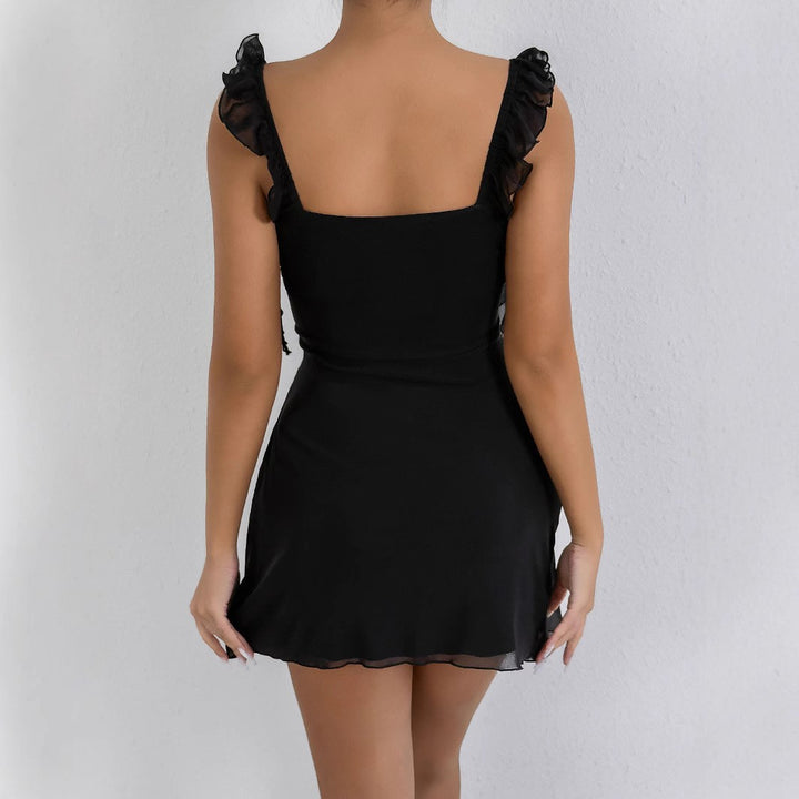 Damen Elegant strapless minikleid med raffinerat bånddetalj Mirla-Eva Jonsson