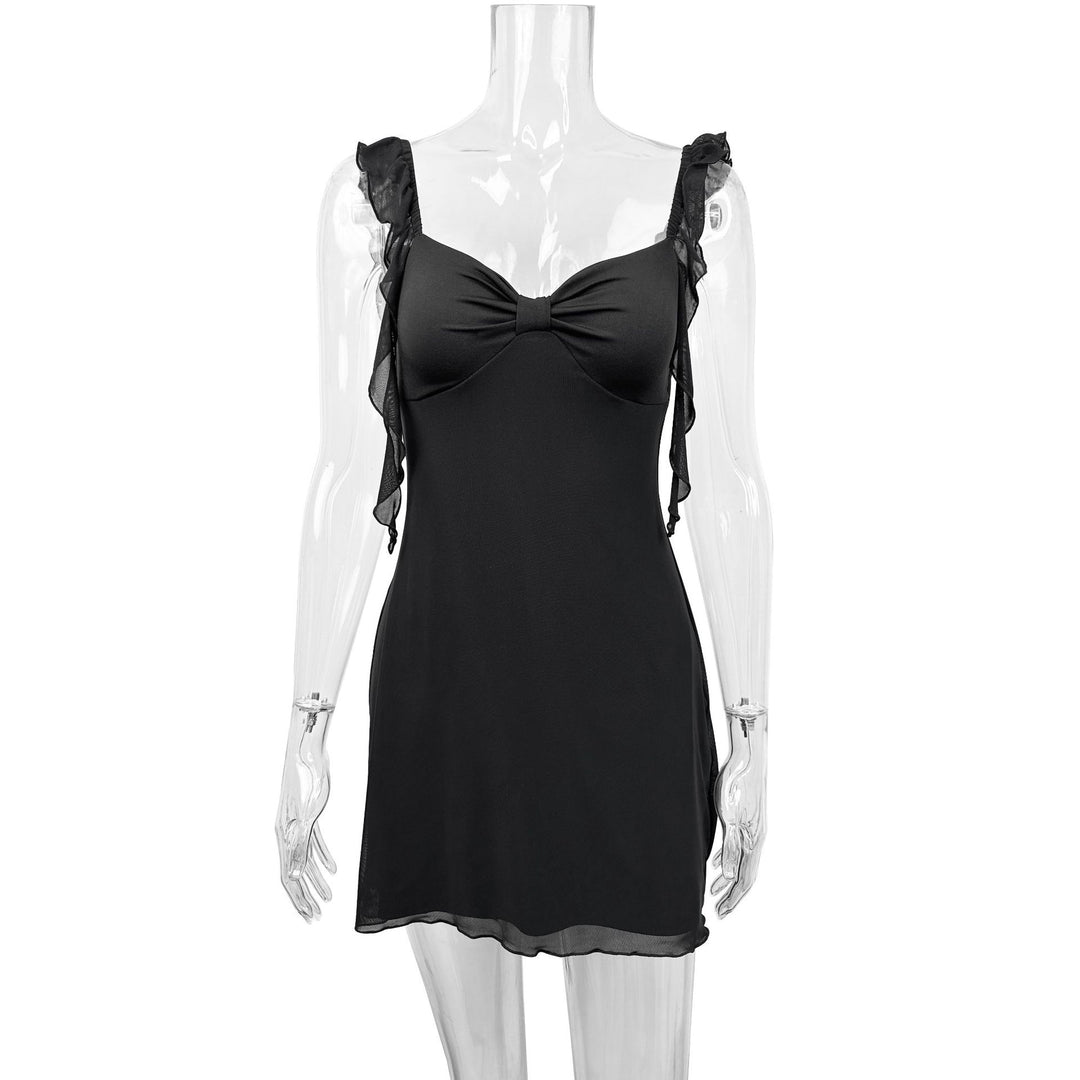 Damen Elegant strapless minikleid med raffinerat bånddetalj Mirla-Eva Jonsson