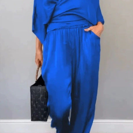 Damen Elegante und bequeme Satin-Jumpsuit Mirla-Eva Jonsson