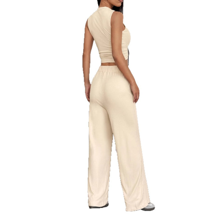 Damen Fashion Crop Top med lösa byxor Mirla-Eva Jonsson
