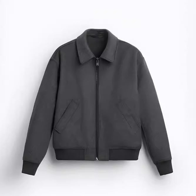 Damen Fleece-Bomberjacka med praktiska sidofickor och modern passform Mirla-Eva Jonsson