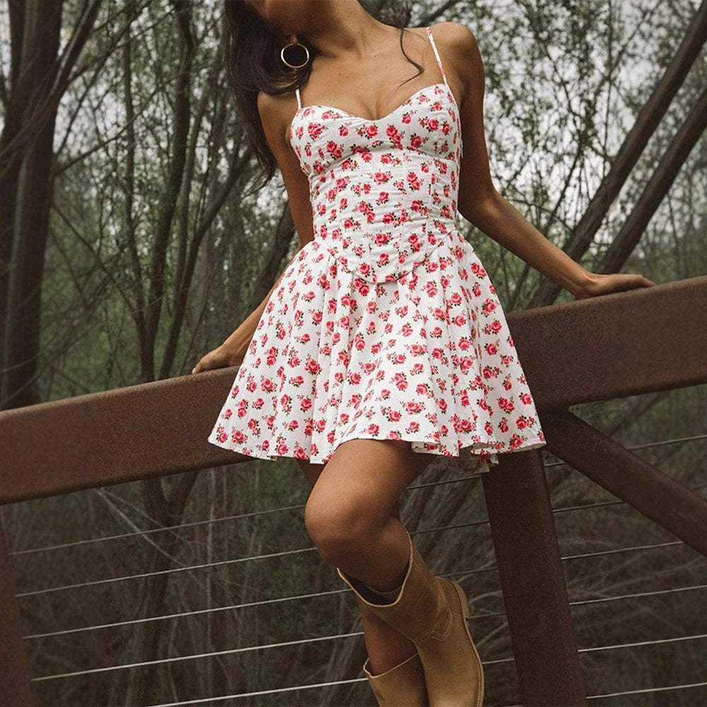 Damen Floral Dress Mirla-Eva Jonsson