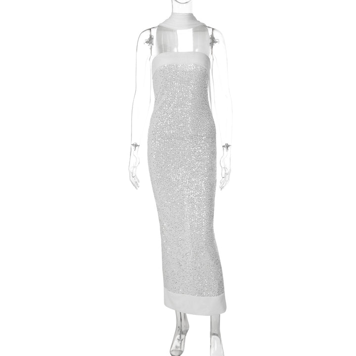 Damen Glamouröses Abendkleid mit schimmernden Pailletten und figurbetonter Silhouette Mirla-Eva Jonsson