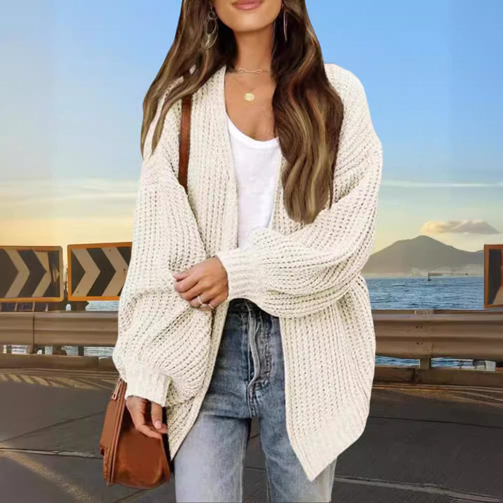 Damen Grobstrick Cardigan med vid passform Mirla-Eva Jonsson