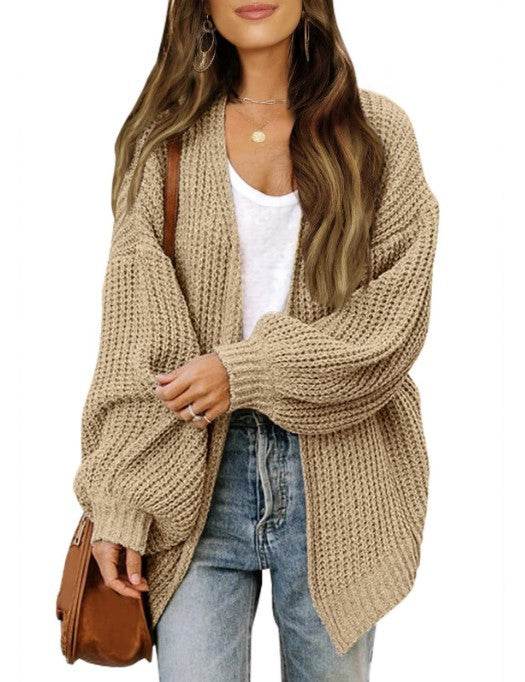 Damen Grobstrickjacke mit überschnittenen Schultern und lässigem Schnitt Mirla-Eva Jonsson