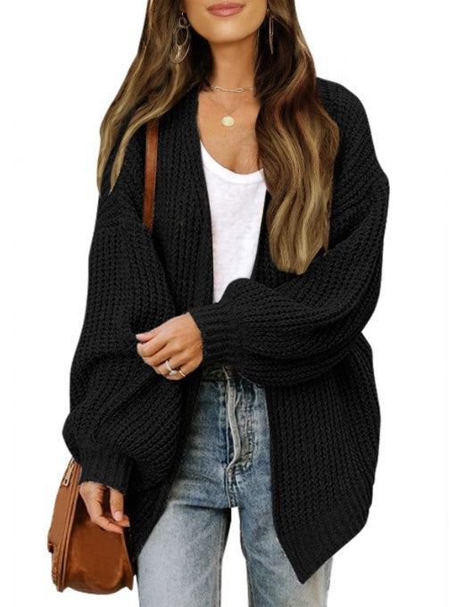 Damen Grobstrickjacke mit überschnittenen Schultern und lässigem Schnitt Mirla-Eva Jonsson