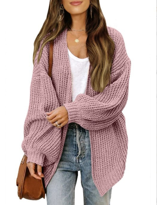 Damen Grobstrickjacke mit überschnittenen Schultern und lässigem Schnitt Mirla-Eva Jonsson