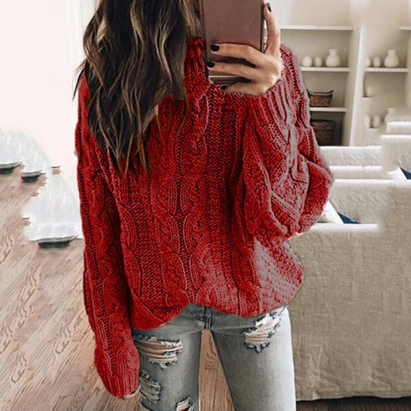 Damen Grobstrickpullover mit trendigem Zopfdesign Eva Jonsson-Eva Jonsson