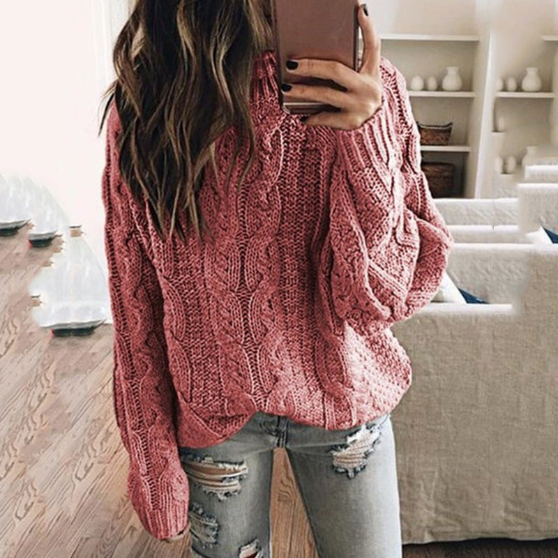 Damen Grobstrickpullover mit trendigem Zopfdesign Eva Jonsson-Eva Jonsson