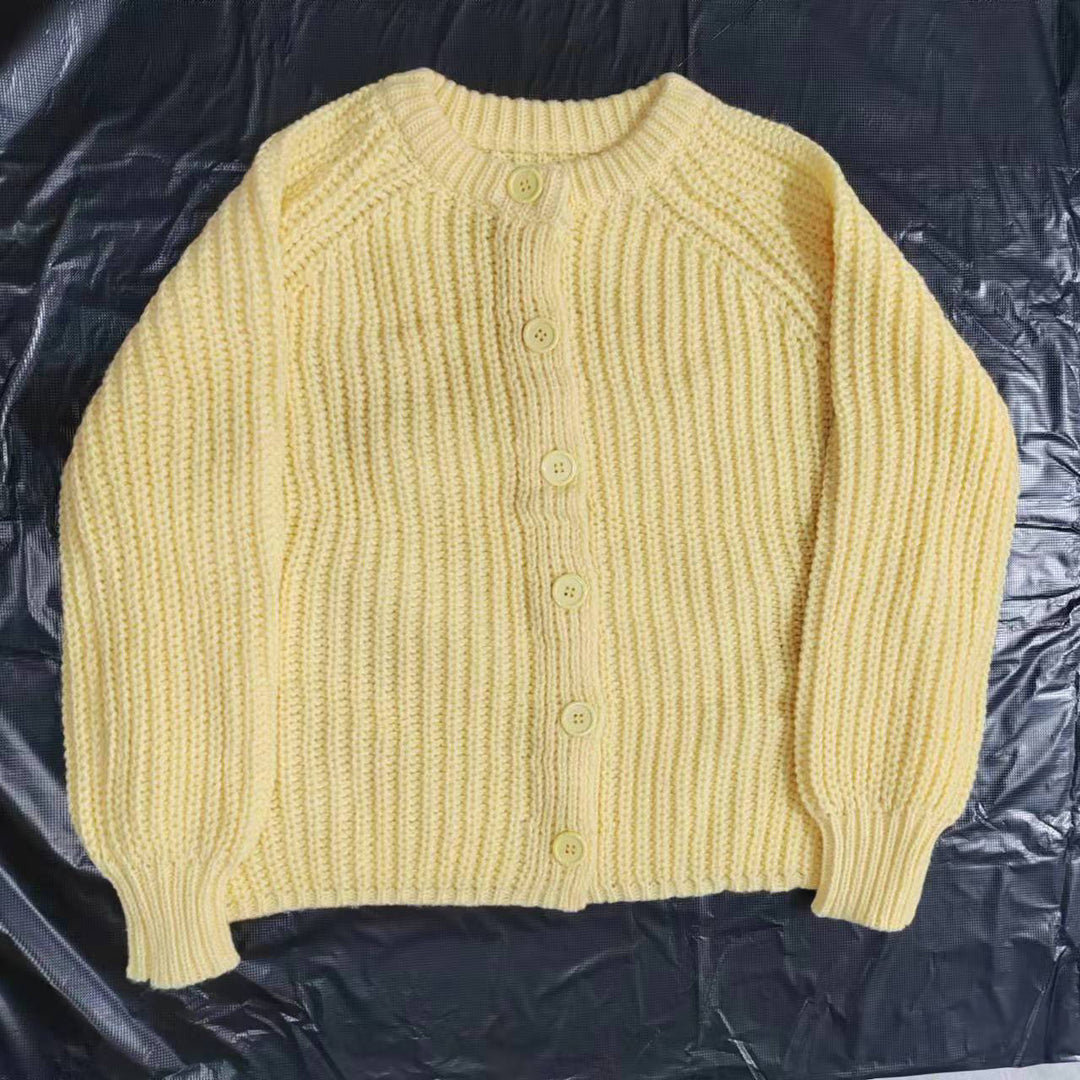 Damen Grovstickad Cardigan Mirla-Eva Jonsson