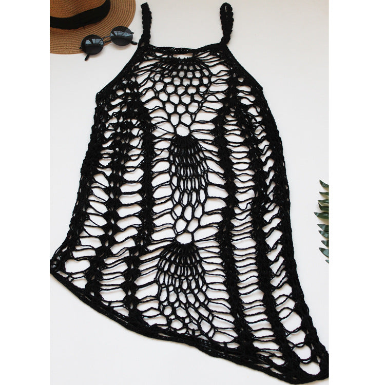 Damen Häkel-Strandkleid mit verführerischem nätverksdesign Mirla-Eva Jonsson