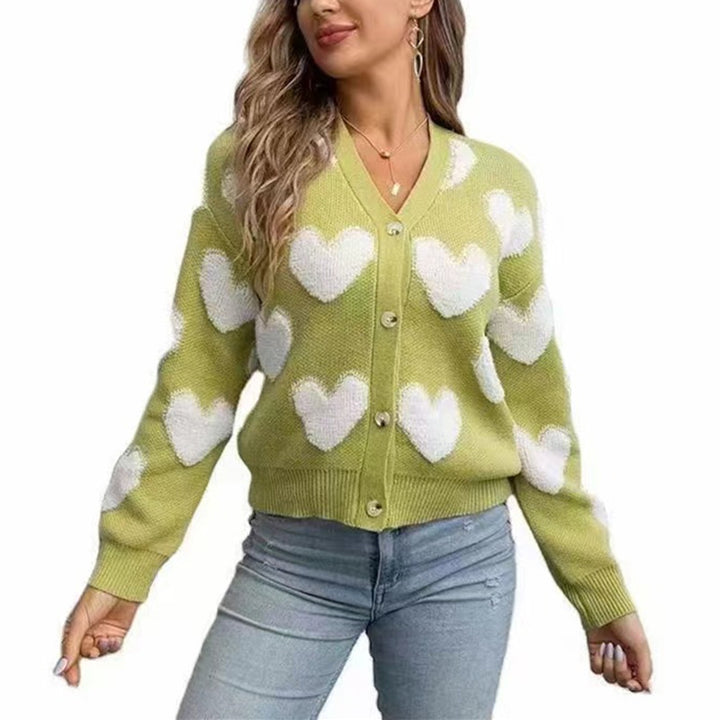 Damen Herz-Design cardigan Mirla-Eva Jonsson