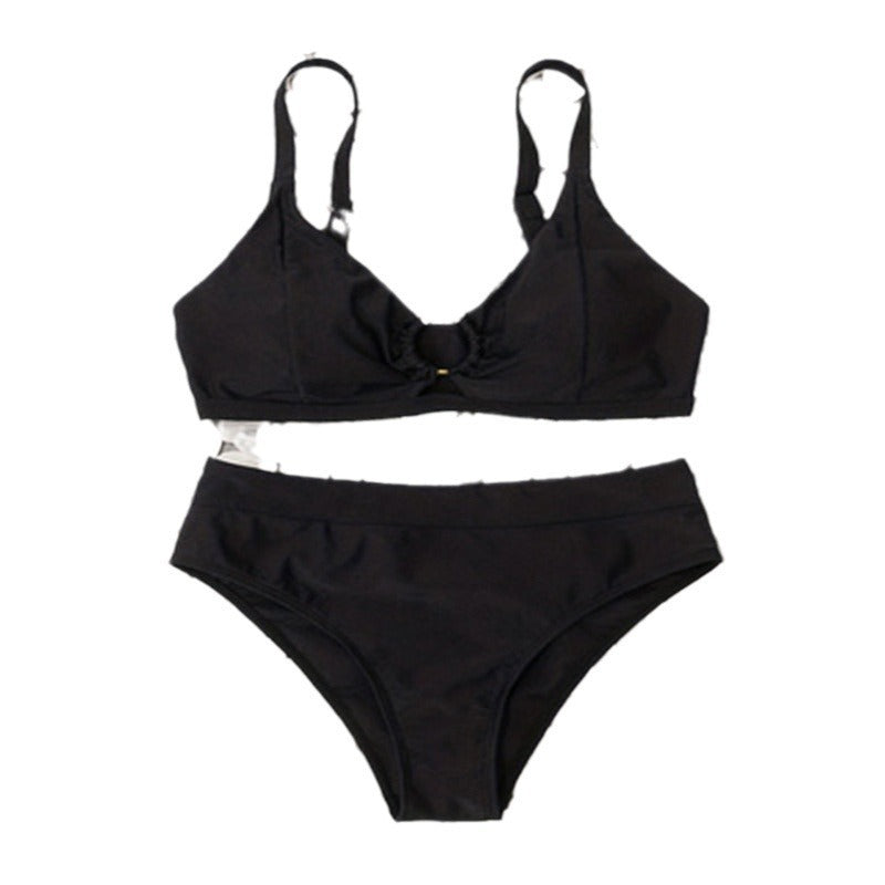 Damen Höga bärande bikiniunderdel med modernt ringdetalj Mirla-Eva Jonsson