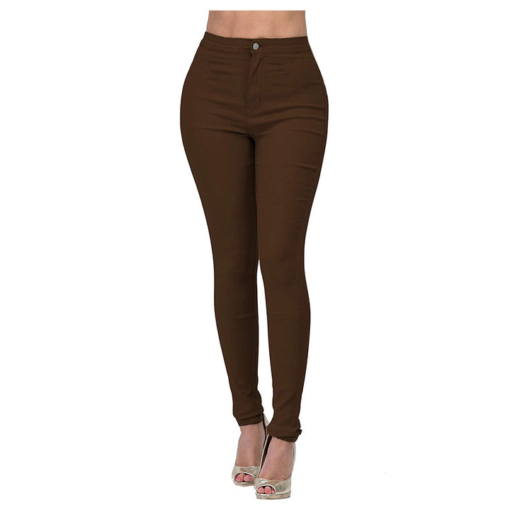 Damen Höga skurna Skinny Jeans med elastisk stretch Mirla-Eva Jonsson