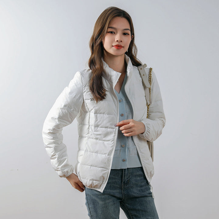 Damen Isolierte Steppjacke mit hohem Kragen und elastischen Bündchen Mirla-Eva Jonsson