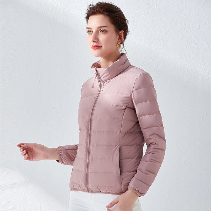 Damen Isolierte Steppjacke mit hohem Kragen und elastischen Bündchen Mirla-Eva Jonsson