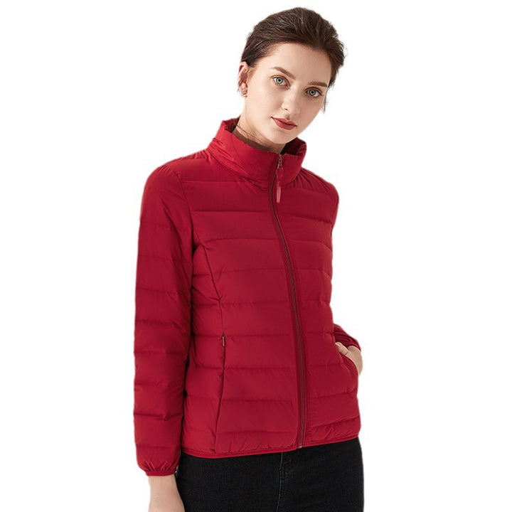 Damen Isolierte Steppjacke mit hohem Kragen und elastischen Bündchen Mirla-Eva Jonsson