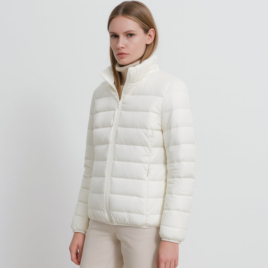 Damen Isolierte Steppjacke mit hohem Kragen und elastischen Bündchen Mirla-Eva Jonsson