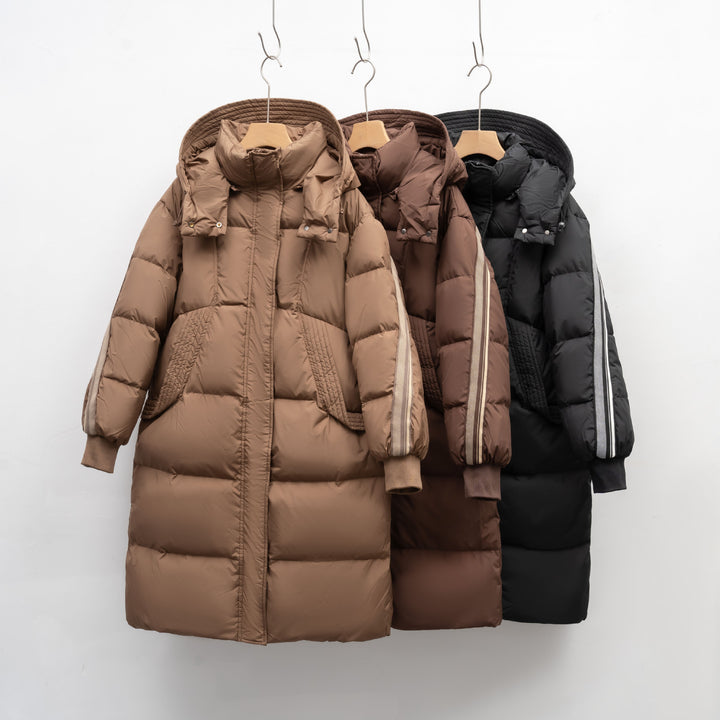 Damen Isolierter Wintermantel mit funktionalen Taschen und verstellbarer Kapuze Mirla-Eva Jonsson