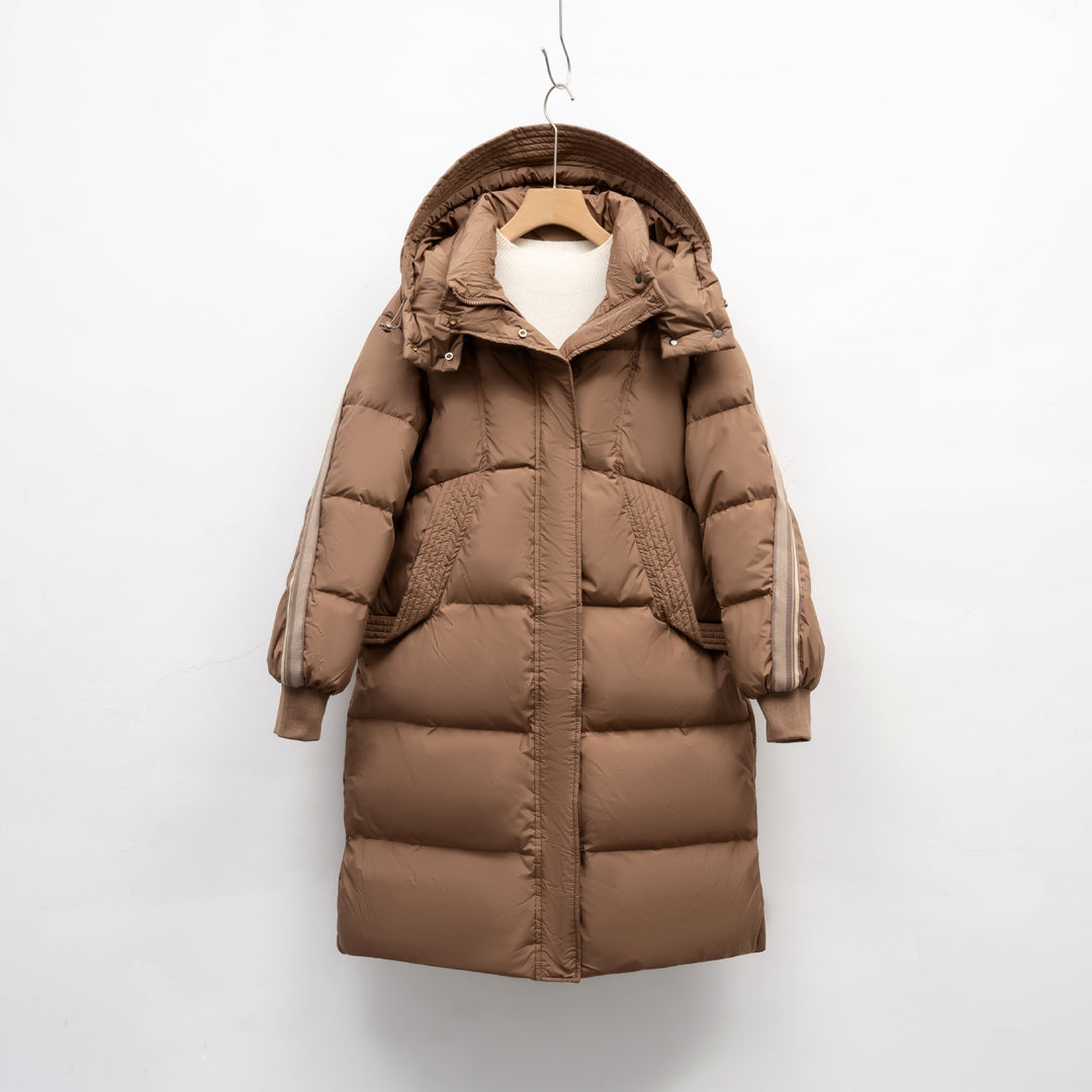 Damen Isolierter Wintermantel mit funktionalen Taschen und verstellbarer Kapuze Mirla-Eva Jonsson