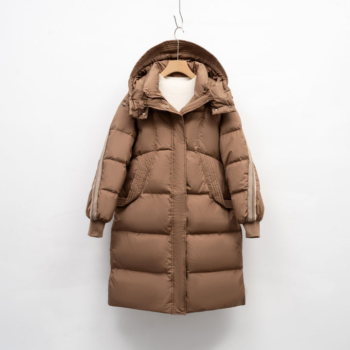 Damen Isolierter Wintermantel mit funktionalen Taschen und verstellbarer Kapuze Mirla-Eva Jonsson