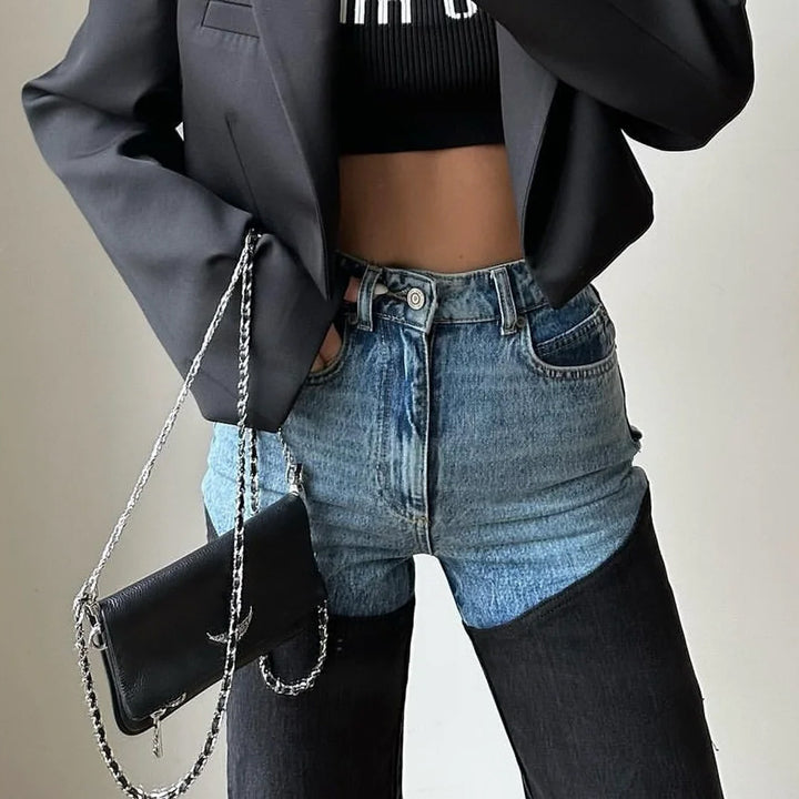 Damen Jeans med innovativ hybriddesign och figursmickrande snitt Mirla-Eva Jonsson