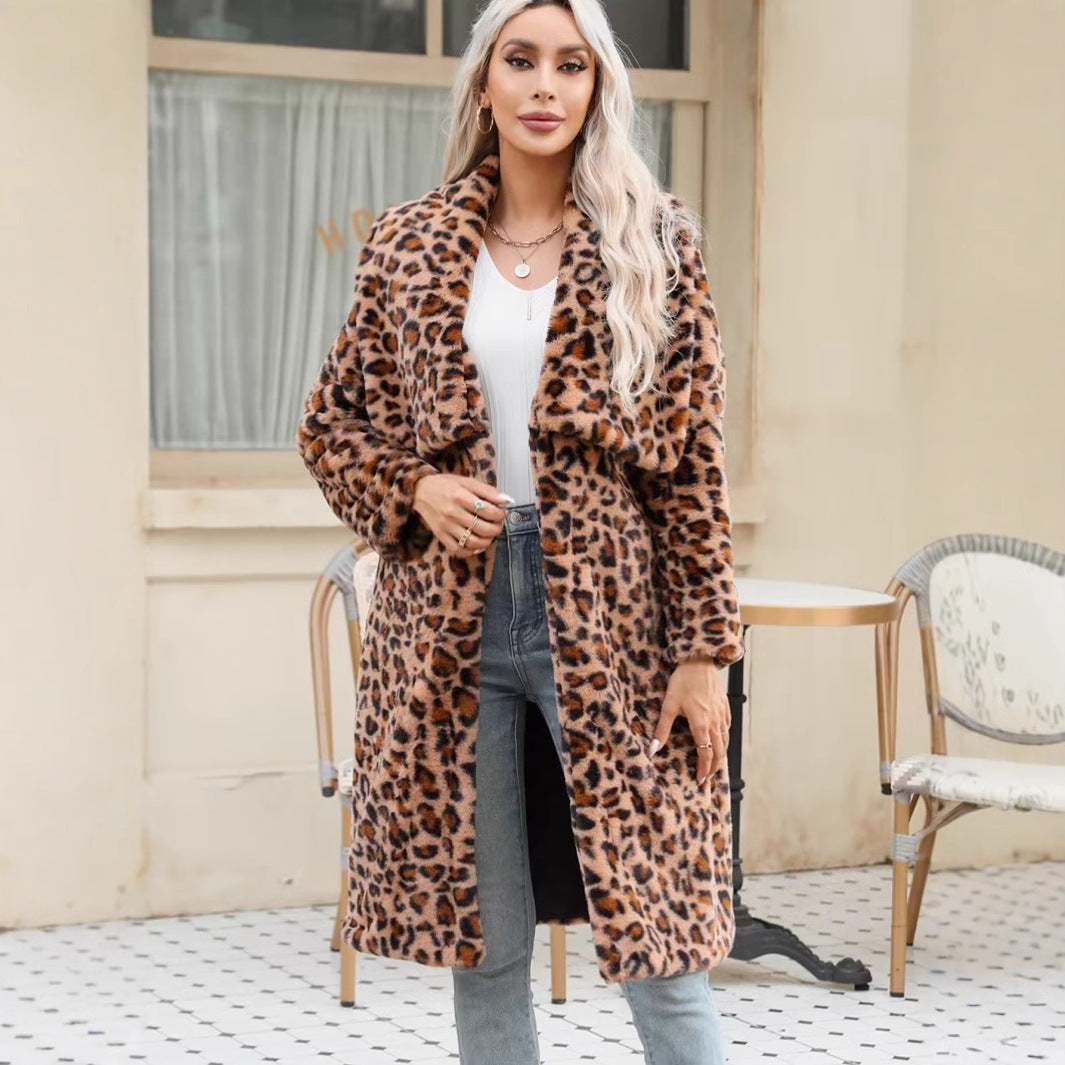 Damen Långt Leopardmönster Mirla-Eva Jonsson