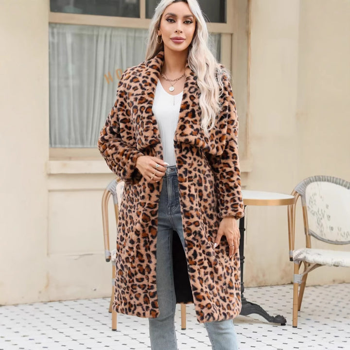 Damen Långt Leopardmönster Mirla-Eva Jonsson