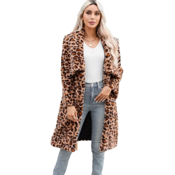 Damen Långt Leopardmönster Mirla-Eva Jonsson