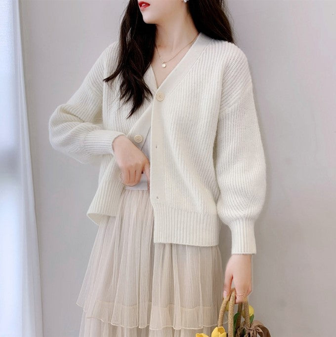 Damen Lässiger Strickcardigan Eva Jonsson-Eva Jonsson