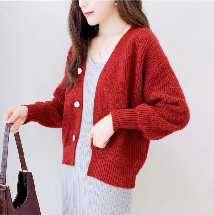 Damen Lässiger Strickcardigan Eva Jonsson-Eva Jonsson