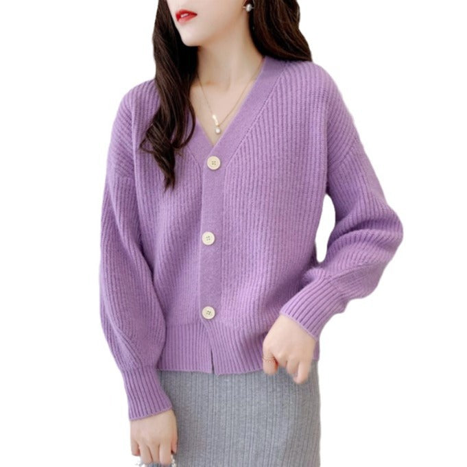 Damen Lässiger Strickcardigan Eva Jonsson-Eva Jonsson